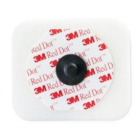3M Red Dot Monitoring Electrodes with Foam Tape and Sticky Gel - MMM25703Z