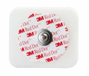 3M Red Dot Monitoring Electrodes with Foam Tape and Sticky Gel 2570-5 - 5.0 Each