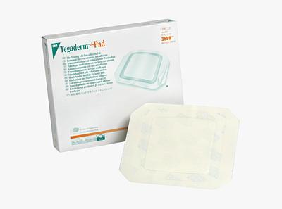 3M Tegaderm +Pad Film Dressings with Absorbent Pad 3588 25 Each