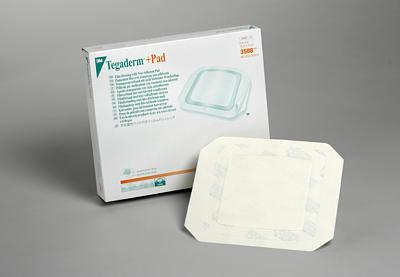 3M Tegaderm +Pad Film Dressings with Absorbent Pad 3591 25 Each