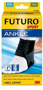 Black FUTURO Sport Adjustable Strap Ankle Support - 47736EN - 12 Each - MDL-MMM47736EN