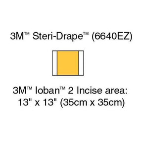 3M 3M Ioban 2 Antimicrobial Incise Drapes 6640EZ 1 Each