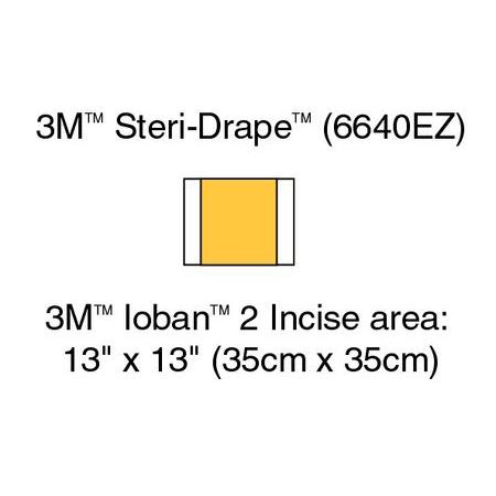 3M 3M Ioban 2 Antimicrobial Incise Drapes 6640EZ 10 Each