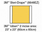 3M 3M Ioban 2 Antimicrobial Incise Drapes 6648EZ 10 Each