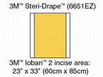 3M 3M Ioban 2 Antimicrobial Incise Drapes 6651EZ 40 Each