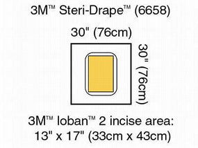 3M 3M Steri-Drape Pouches 6658 - 5.0 Each