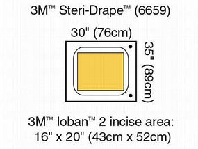 3M 3M Steri-Drape Pouches 6659 - 20.0 Each