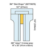 3M Cardiovascular Steridrapes 6677 6 Each