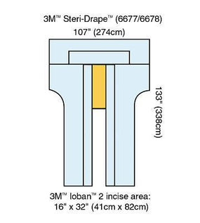 3M Cardiovascular Steridrapes 6677 6 Each