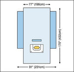 3M Steri-Drape Craniotomy Drapes with Ioban 2 Incise Pouch 6687 - 10.0 Each
