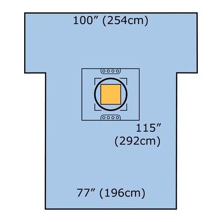 3M Cesarean-Section Sheets and Pouch with Ioban 2 Incise Film 6697CA 1 Each
