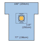 3M Cesarean-Section Sheets and Pouch with Ioban 2 Incise Film 6697CA 5 Each