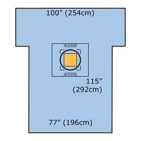 3M Cesarean-Section Sheets and Pouch with Ioban 2 Incise Film 6697 1 Each