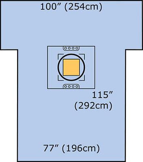 3M Cesarean-Section Sheets and Pouch with Ioban 2 Incise Film 6697 5 Each