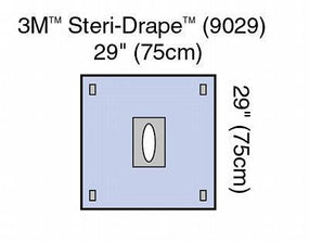 3M Steri-Drape 1072 Aperture Pouch Drapes 9029 - 160.0 Each