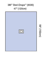 3M Steri-Drape 1072 Aperture Pouch Drapes 9030 - 80.0 Each