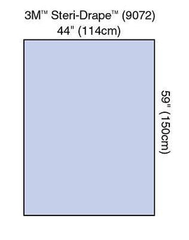 3M Prevention Steri-Drape Sheets 9072 - 80.0 Each