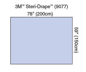 3M Prevention Steri-Drape Sheets 9077 - 60.0 Each