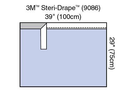 3M Steri-Drape Adhesive Towel Drapes 9086 160 Each