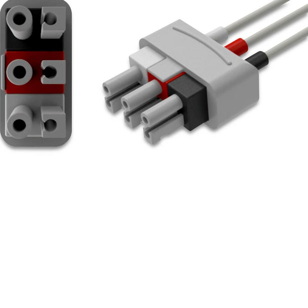 3M Reus Twin-Pin AAMI Connector Leadwires AA51102 - 1.0 Each