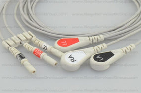 3M Reusable Safety DIN Connector Leadwires D29202 - 1.0 Each