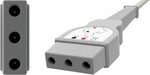 3M ECG Cables with Safety DIN Yoke Connection D3C56 - 1.0 Each