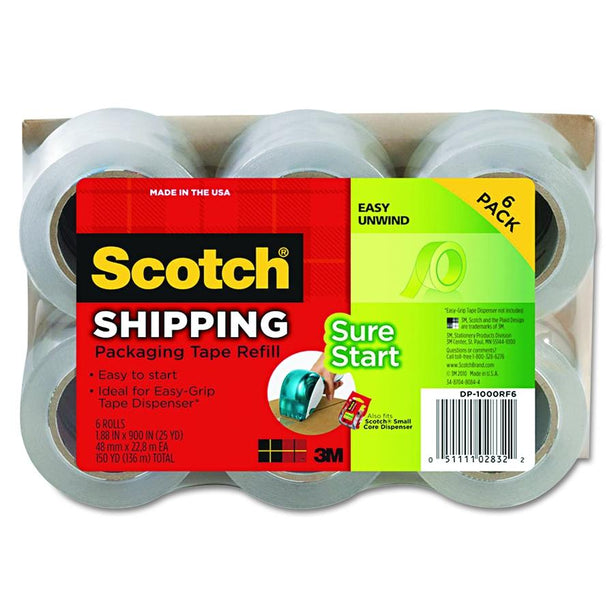 3M Packaging Tape Refills DP-1000RF6 6.0 Each