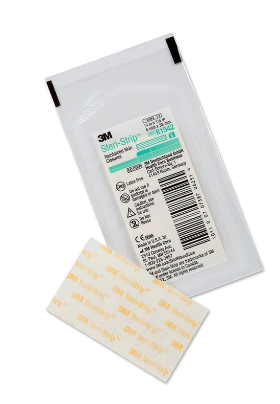 3M Steri-Strip Reinforced Adhesive Skin Closures R1542 50 Each