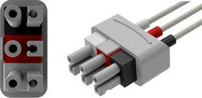 3M 3-Lead Reusable Leadwire Sets - YMRLW3P29 - 1 Each - MDL-MMMYMRLW3P29