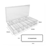 Mtc Bio Boxes Lid MultiBox for Western Blotting, 6 Compartments, 33 x 103 x 35 mm Each (4 x 11/4 x 13/8 In.), for Protean 3 (Cut-Up), 4 per Pkg - B1206 - 4 Each