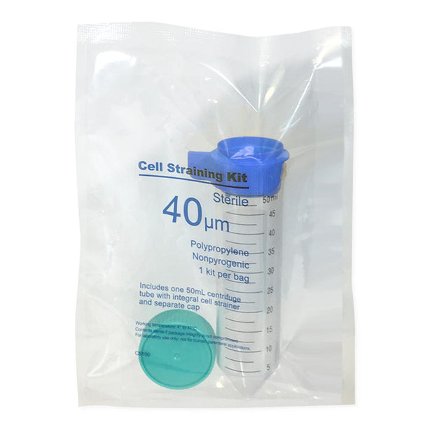 Mtc Bio ReadyStrain Sterile Straining Kit, Strainer, Cell, 40UM, W/50ML Tube, Iw, St - C5040 - 50 Each