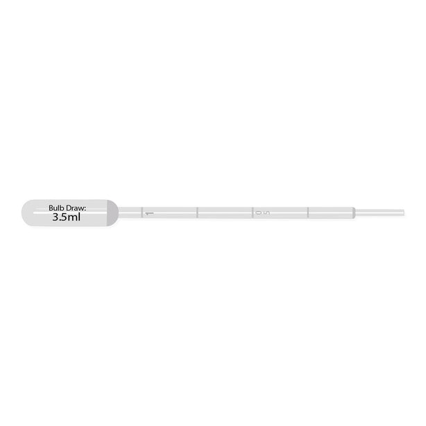 5 mL Large-Bulb Transfer Pipets - P4111-14 - 250 Each - MDL-MNBP411114
