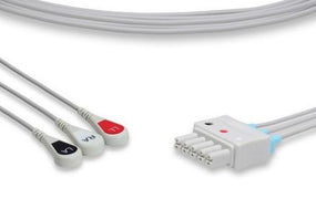 Mindray Ds Usa Inc 3-Lead ECG Pinch Clip Lead Wires 0012-00-1262-08 - 1.0 Each