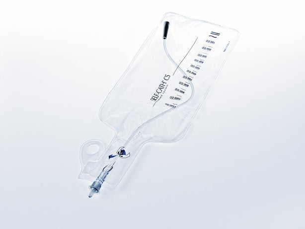 Coloplast Self-Cath Sterile Prelubricated Closed System Intermittent Catheter with Insertion Supplies, Straight Tip, 1,100 mL, 12 Fr x 16" - 1012 - 50 Each