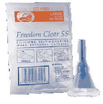 Coloplast Short-Seal Freedom Clear SS Sport Sheath Silicone External Male Catheter, 23 mm - 5110 - 100 Each