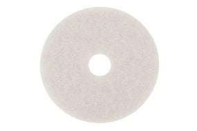 3M 4100 Series White Super Polish Pad 61500035961 - 5.0 Each