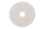 3M 4100 Series White Super Polish Pad 61500045077 - 5.0 Each