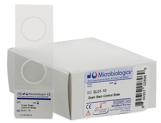 S. aureus and E. coli Control Slide Slides - SL01-10 -  - MDL-MOGSL0110