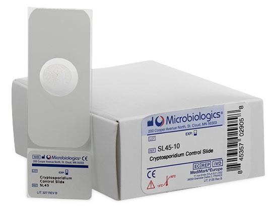 Microbiologics Inc Cryptosporidium Control Microbiology Slides - MOGSL4510