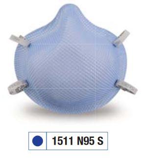 Moldex-Metric Inc 1500 Series N95 Particulate Respirator and Surgical Mask 1511 - 20.0 Each