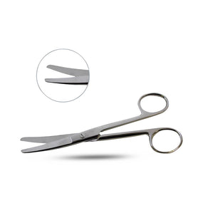 Mopec Inc Blunt / Blunt Curved Dissection Scissors AA016 - 1.0 Each