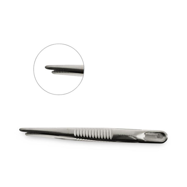 Mopec Disposable Dressing Forceps, 4" L, 12 per Pack - AB601 - 12 Each