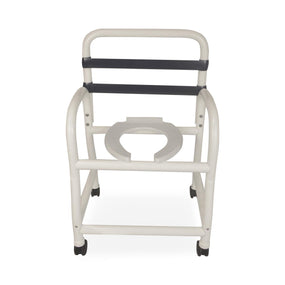 MOR-MEDICAL INTERNATIONAL PVC Shower Commode Chairs with New Era Infection Control Design EDNE-310HS-3TWL-NC 1 Each - MDL-MORD310HS3TNC