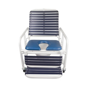 MOR-MEDICAL INTERNATIONAL PVC Shower Commode Chairs with New Era Infection Control Design DNE-REC-710-FF-LR-PAIL 1 Each - MDL-MORDC710FFLRP