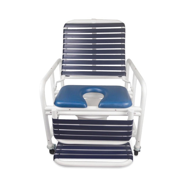 MOR-MEDICAL INTERNATIONAL PVC Shower Commode Chairs with New Era Infection Control Design DNE-REC-710-FF-LR-PAIL 1 Each - MDL-MORDC710FFLRP