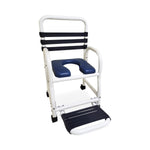 MOR-MEDICAL INTERNATIONAL PVC Shower Commode Chairs with New Era Infection Control Design DNE-310-3TW-NC-FF 1 Each - MDL-MORDNE3103TCF