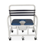MOR-MEDICAL INTERNATIONAL PVC Shower Commode Chairs with New Era Infection Control Design DNE-710-4L 1 Each - MDL-MORDNE7104L