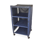 Mor-Medical International PVC Mini Linen Carts with New Era Infection Control Design DNE-SM-24-3C - 1.0 Each