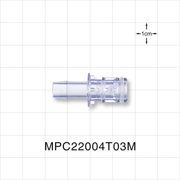 MPC™ Connector, Insert, Non-Valved, Barbed - Fits 1/4 inch ID Tubing ...