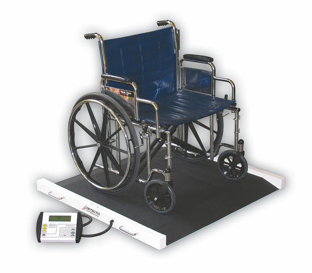 CARDINAL/DETECTO SCALE MFG CO Detecto Portable Wheelchair Scales BRW1000 1 Each - MDL-MPH07DB1000AC